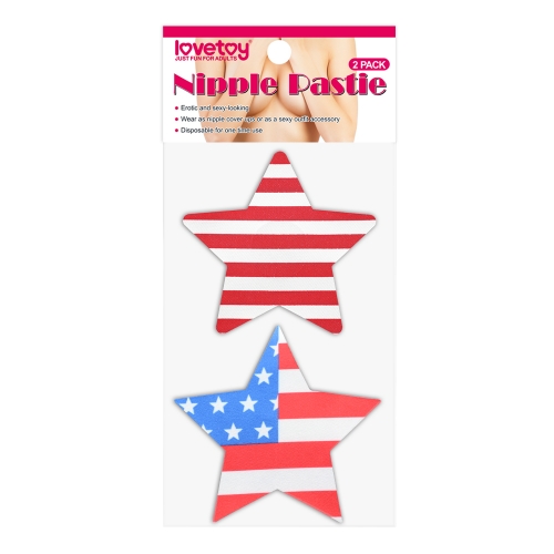 Stars and Stripes Nipple Pasties (2 Pack)