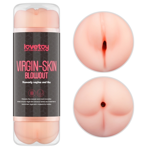 Virgin-skin Blowout Double Side Stroker Vagina and Ass