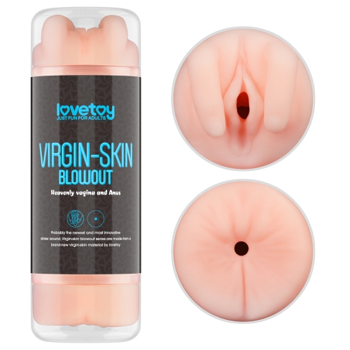 Virgin-skin Blowout Double Side Stroker Vagina and Anus